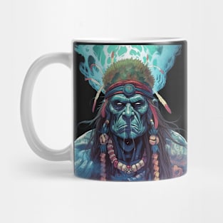 Ayahuasca And the Old Shaman Ritual Mug